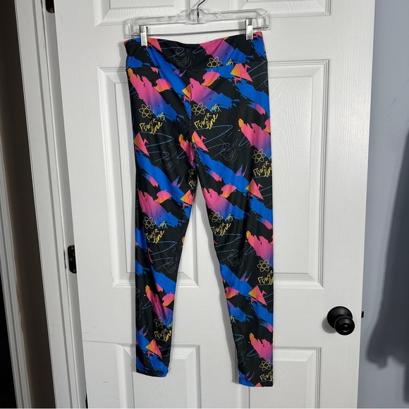 A Goofy Movie PowerLine leggings, size M, Disney, multicolor, stretch - Picture 1 of 9